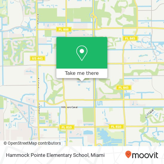 Mapa de Hammock Pointe Elementary School