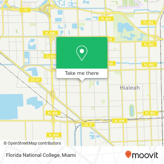 Mapa de Florida National College