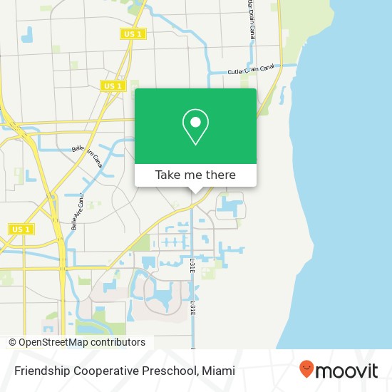 Mapa de Friendship Cooperative Preschool