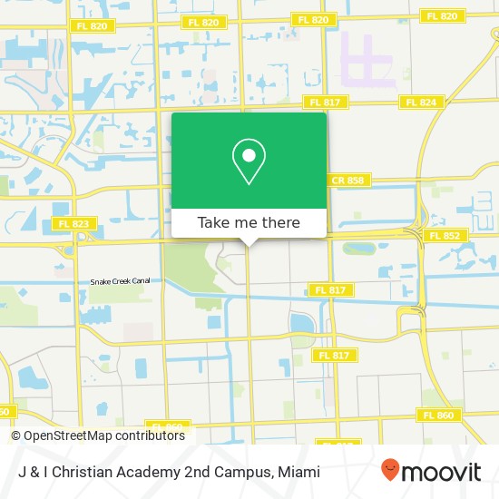 J & I Christian Academy 2nd Campus map