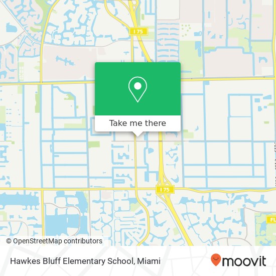 Mapa de Hawkes Bluff Elementary School