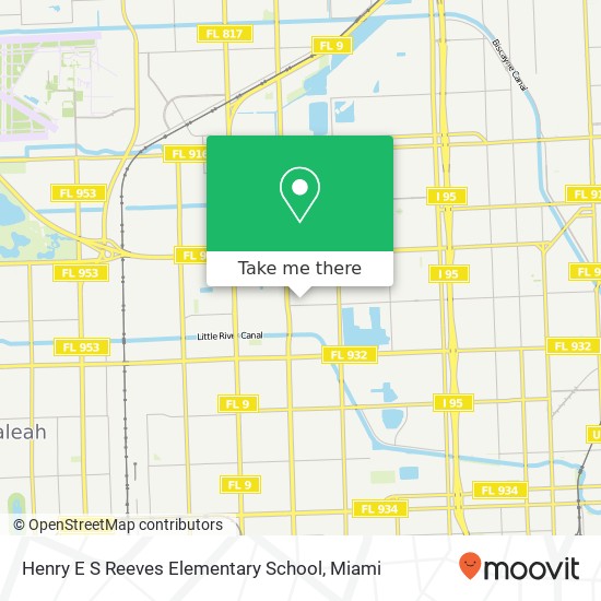 Henry E S Reeves Elementary School map