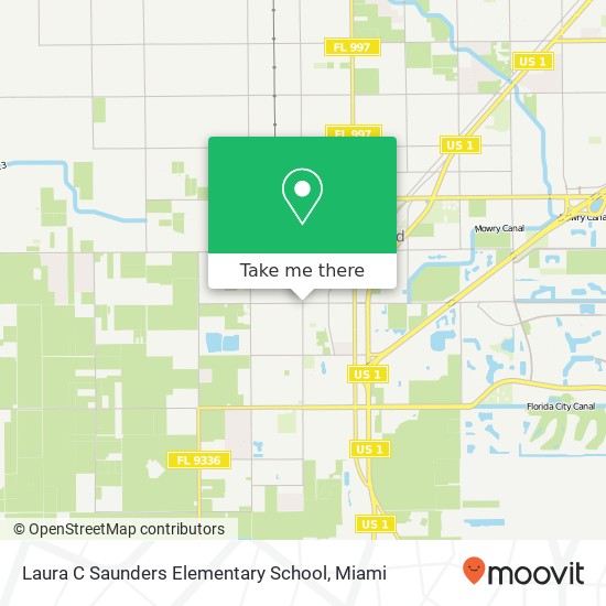 Laura C Saunders Elementary School map