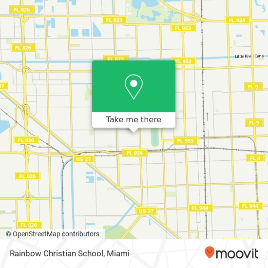Mapa de Rainbow Christian School