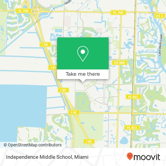 Independence Middle School map