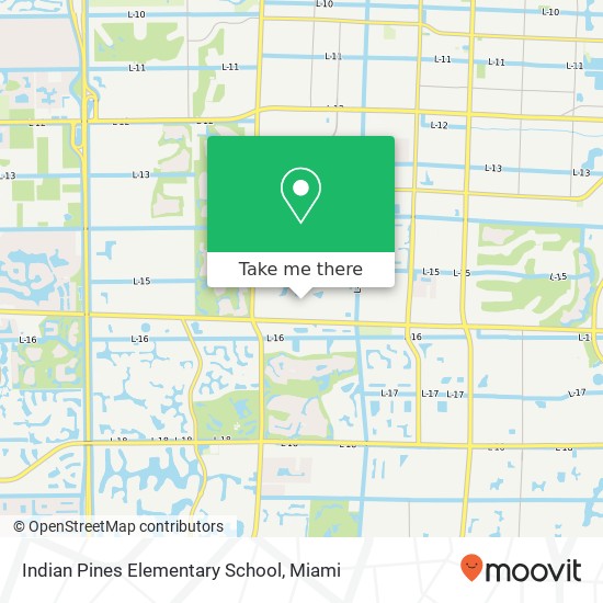 Mapa de Indian Pines Elementary School
