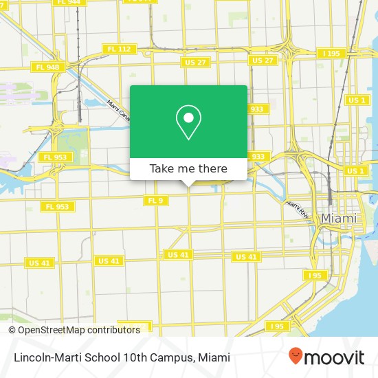 Lincoln-Marti School 10th Campus map