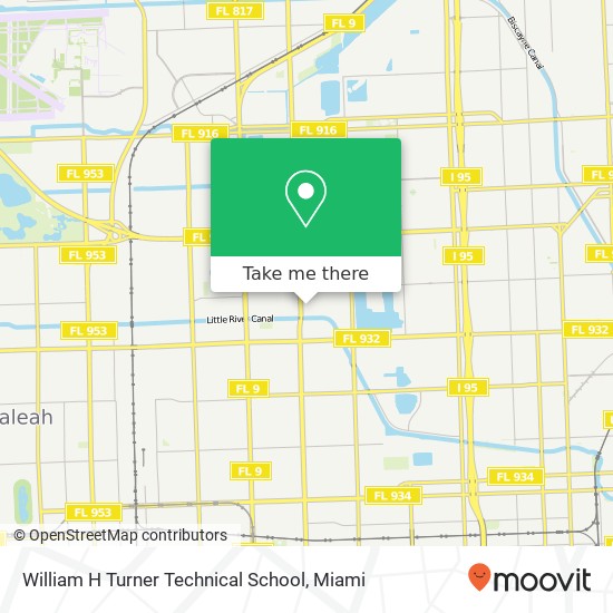 William H Turner Technical School map