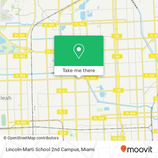 Lincoln-Marti School 2nd Campus map