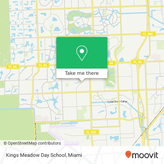 Kings Meadow Day School map