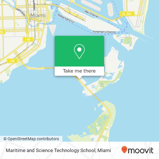 Maritime and Science Technology School map