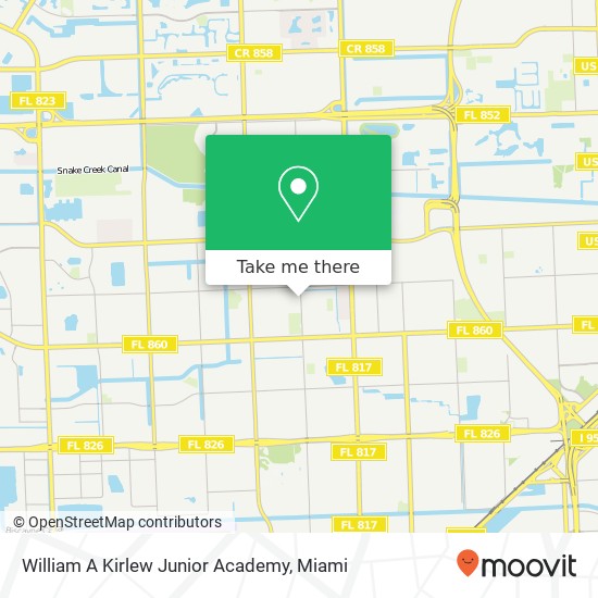 William A Kirlew Junior Academy map