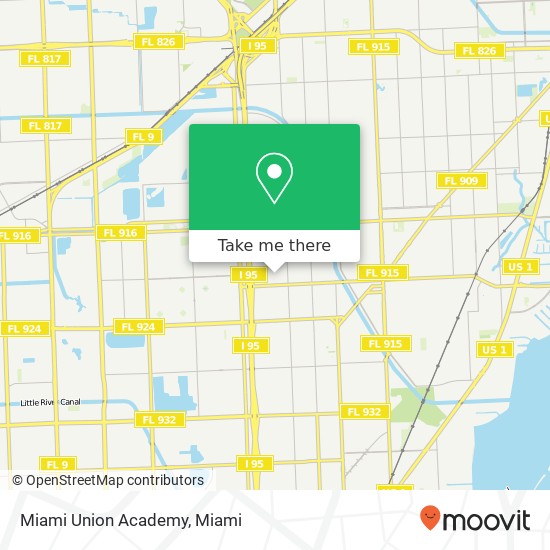 Miami Union Academy map