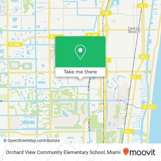 Mapa de Orchard View Community Elementary School