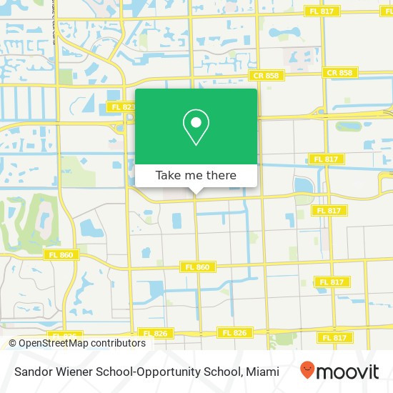 Mapa de Sandor Wiener School-Opportunity School