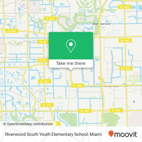 Riverwood South Youth Elementary School map