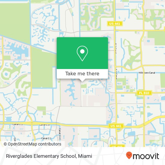 Mapa de Riverglades Elementary School