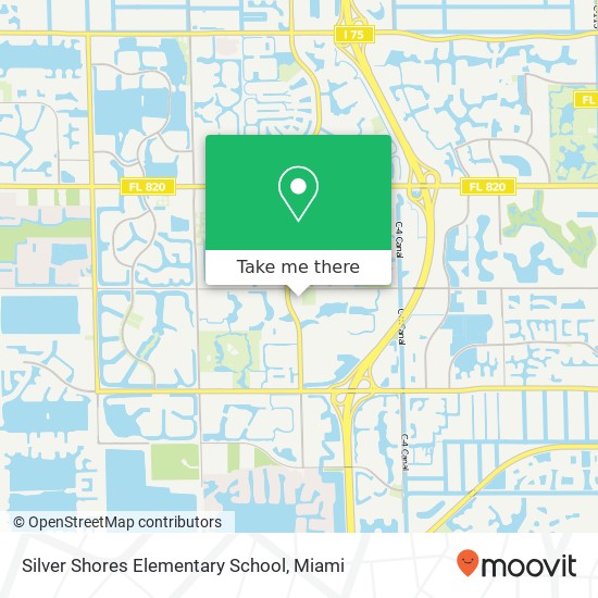 Silver Shores Elementary School map