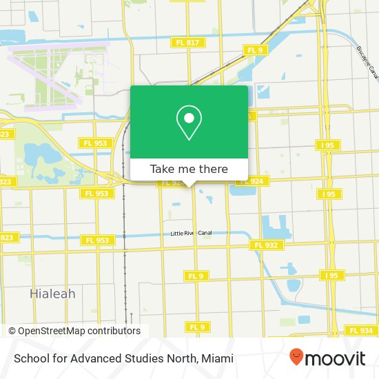 School for Advanced Studies North map