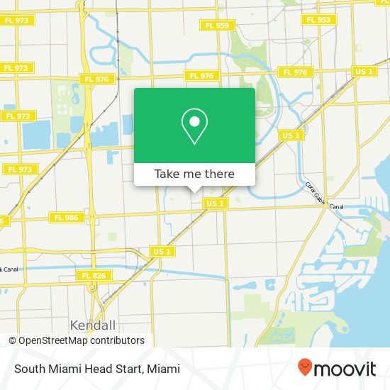 South Miami Head Start map