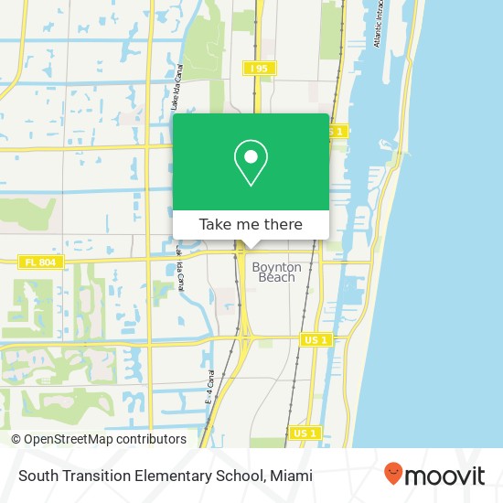 South Transition Elementary School map