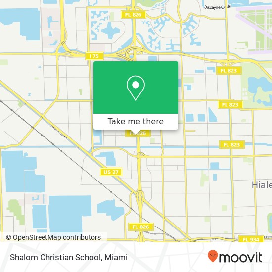 Shalom Christian School map