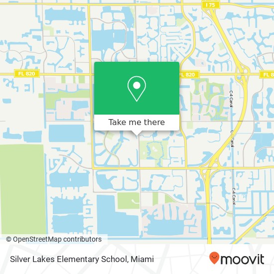 Silver Lakes Elementary School map