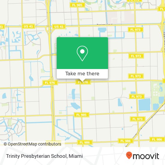 Trinity Presbyterian School map