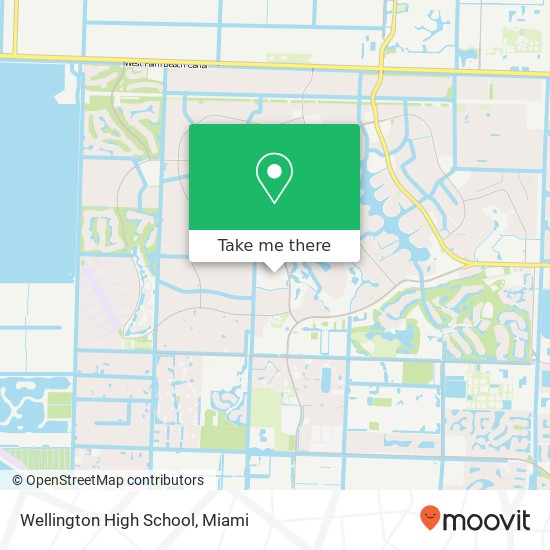 Mapa de Wellington High School