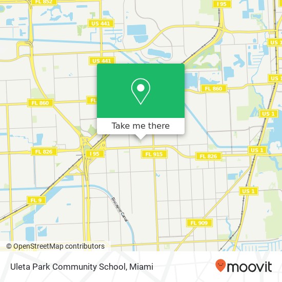 Uleta Park Community School map