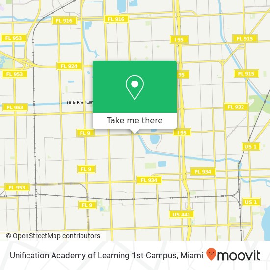 Unification Academy of Learning 1st Campus map