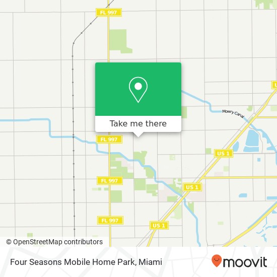 Four Seasons Mobile Home Park map