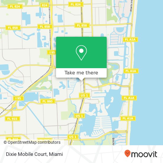Dixie Mobile Court map