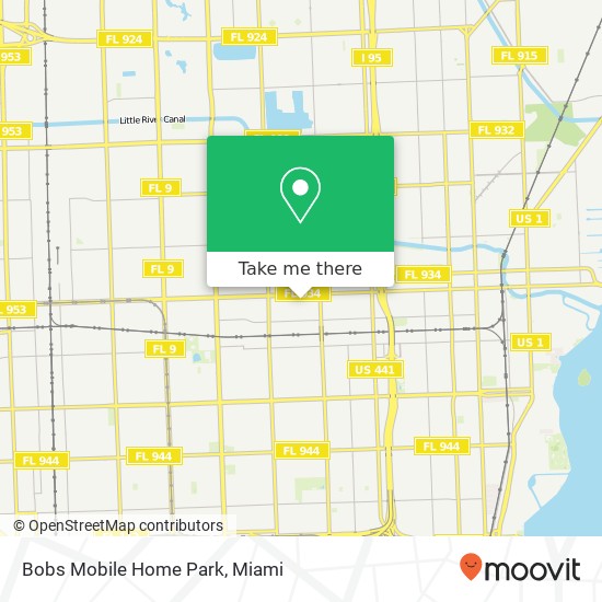 Bobs Mobile Home Park map