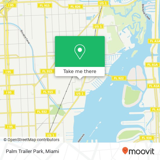 Palm Trailer Park map