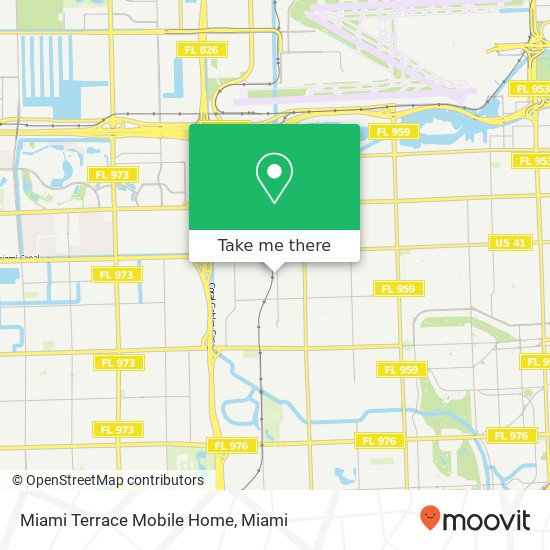 Mapa de Miami Terrace Mobile Home