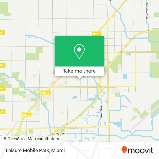 Leisure Mobile Park map