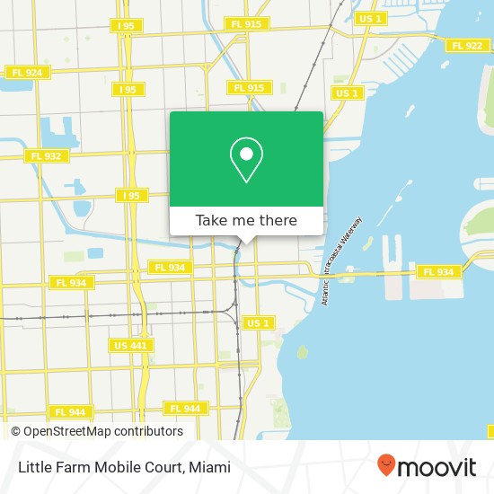 Mapa de Little Farm Mobile Court