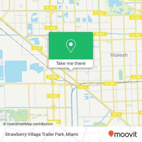 Mapa de Strawberry Village Trailer Park