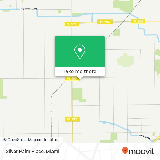 Mapa de Silver Palm Place
