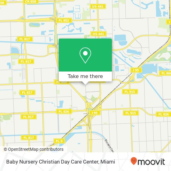 Mapa de Baby Nursery Christian Day Care Center