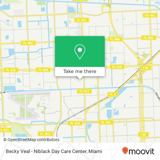 Becky Veal - Niblack Day Care Center map
