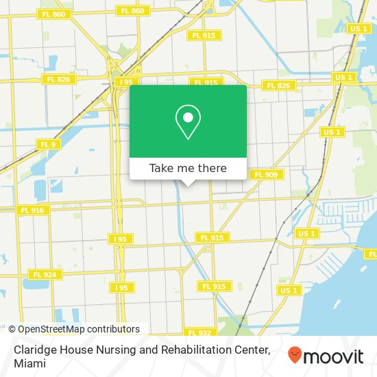 Mapa de Claridge House Nursing and Rehabilitation Center
