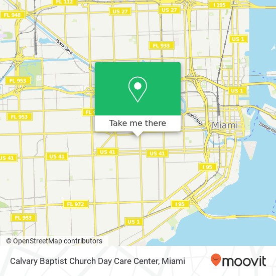 Calvary Baptist Church Day Care Center map