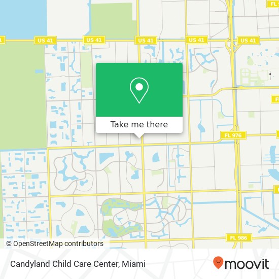 Mapa de Candyland Child Care Center