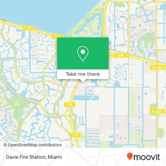 Davie Fire Station map