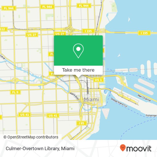 Culmer-Overtown Library map