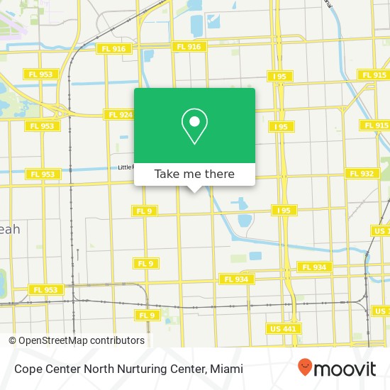 Cope Center North Nurturing Center map