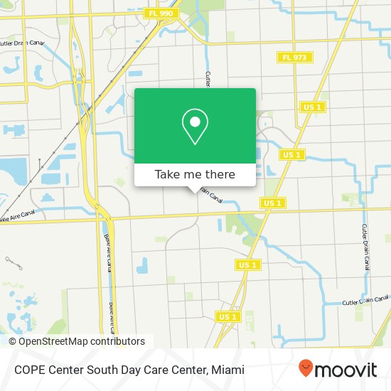 COPE Center South Day Care Center map