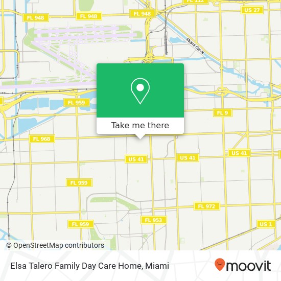 Elsa Talero Family Day Care Home map
